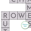 Personalised Family Crossword Print – texture style